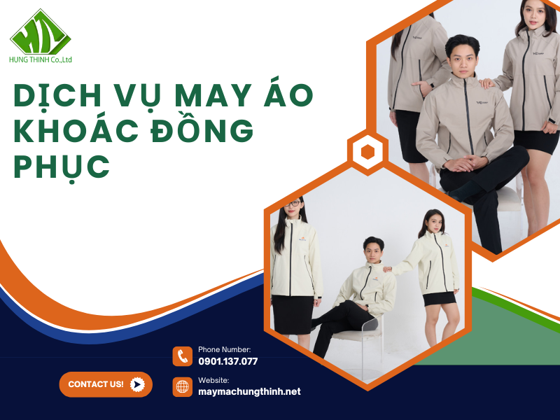 Dịch vụ may áo khoác đồng phục