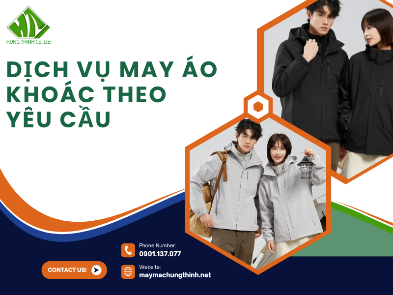 Dịch vụ may áo khoác theo yêu cầu
