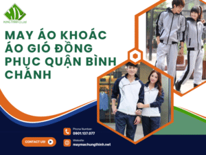 May áo khoác áo gió đồng phục Quận Bình Chánh