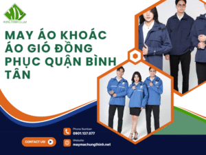 May áo khoác áo gió đồng phục Quận Bình Tân