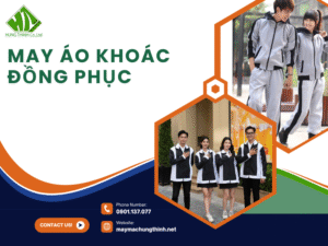 May áo khoác đồng phục