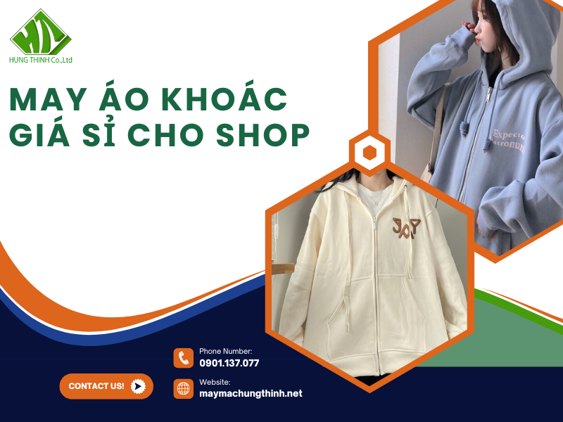 May áo khoác giá sỉ cho shop