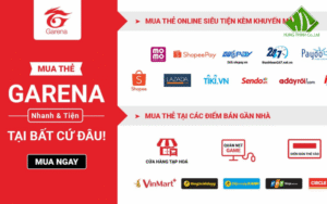 Thẻ nạp garena miễn phí