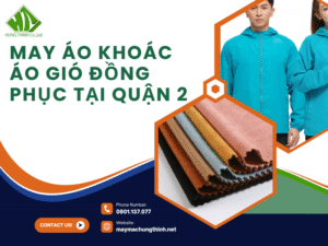 may áo khoác áo gió đồng phục tại Quận 2