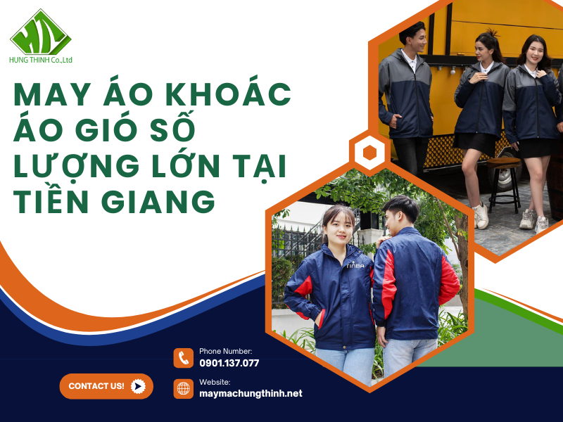 may áo khoác áo gió số lượng lớn tại Tiền Giang