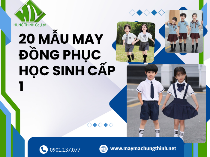 20 mẫu may đồng phục học sinh cấp 1 đẹp, giá tốt nhất tại Hưng Thịnh 1 20 mẫu may đồng phục học sinh cấp 1