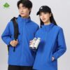 Áo khoác gió thể thao màu xanh dương 1 Ao khoac gio the thao dong phuc mau xanh