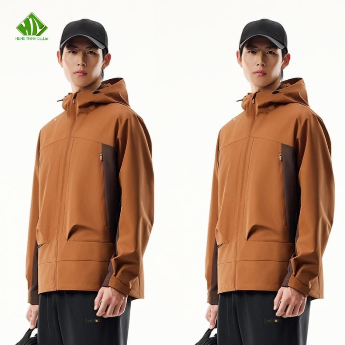 Ao khoac gio the thao mau nau Ao khoac gio the thao mau nau