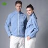 Áo khoác gió thể thao màu xanh lam nhạt 1 Ao khoac gio the thao mau xanh lam nhat