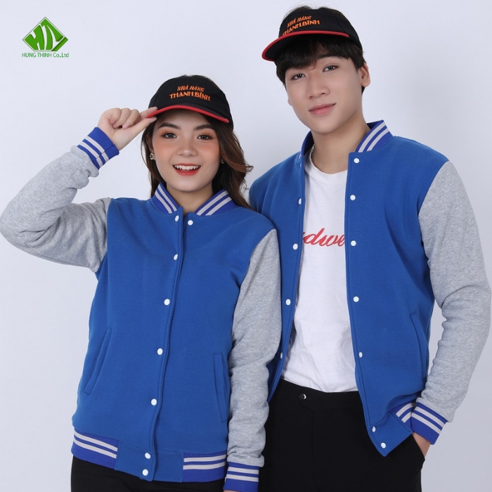 Ao khoac ni mau xanh da troi phoi xam (1)