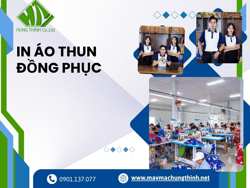 In áo thun đồng phục đẹp- thiết kế in ấn sắc nét, độc đáo 1 In áo thun đồng phục
