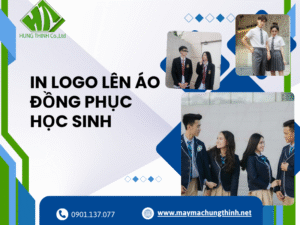 In logo lên áo đồng phục học sinh