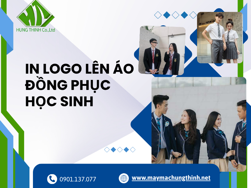 In logo lên áo đồng phục học sinh