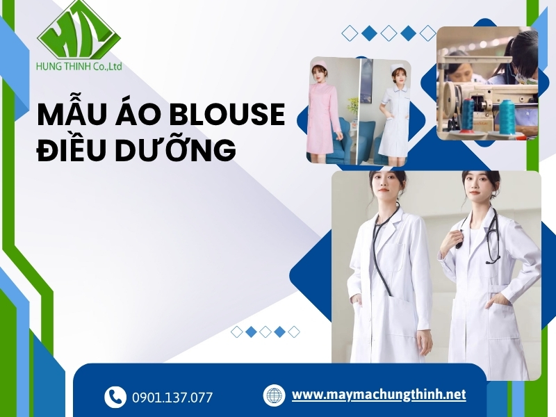 Mẫu áo blouse điều dưỡng