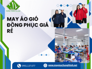 May Áo Gió Đồng Phục Giá Rẻ
