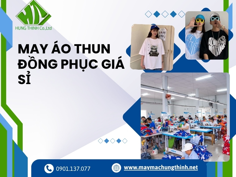 May Áo Thun Đồng Phục Giá Sỉ - Giải Pháp Tiết Kiệm Dành Cho Doanh Nghiệp 1 May Áo Thun Đồng Phục Giá Sỉ