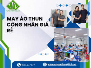 May áo thun công nhân giá rẻ