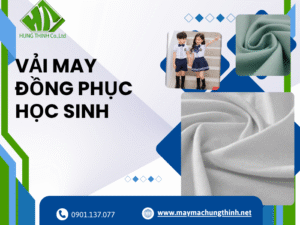 Vải may đồng phục học sinh