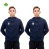 Áo khoác gió thể thao màu xanh đen 1 Ao khoac gio the thao dong phuc mau xanh den