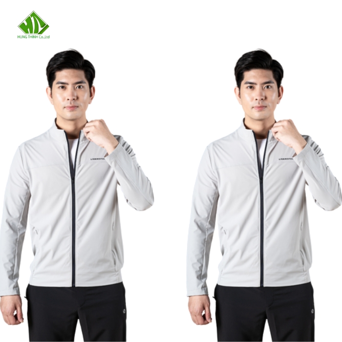 Ao khoac gio the thao mau xam nhat