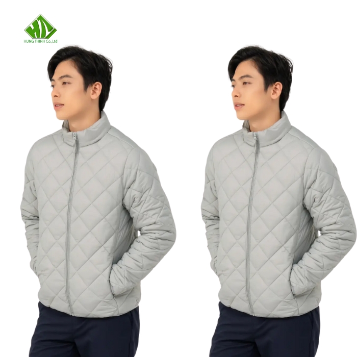 Ao phao mau xam nhat