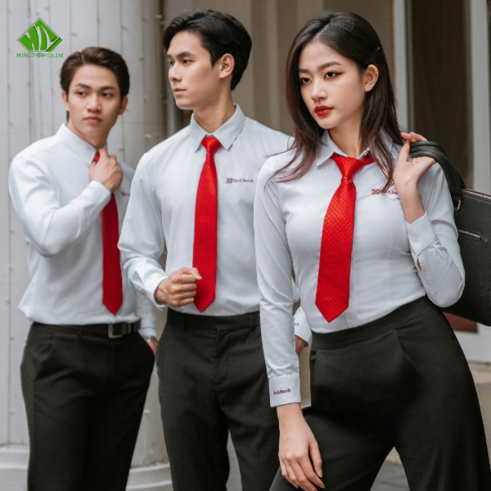 Ao so mi dong phuc Seabank mau trang 01 (1)