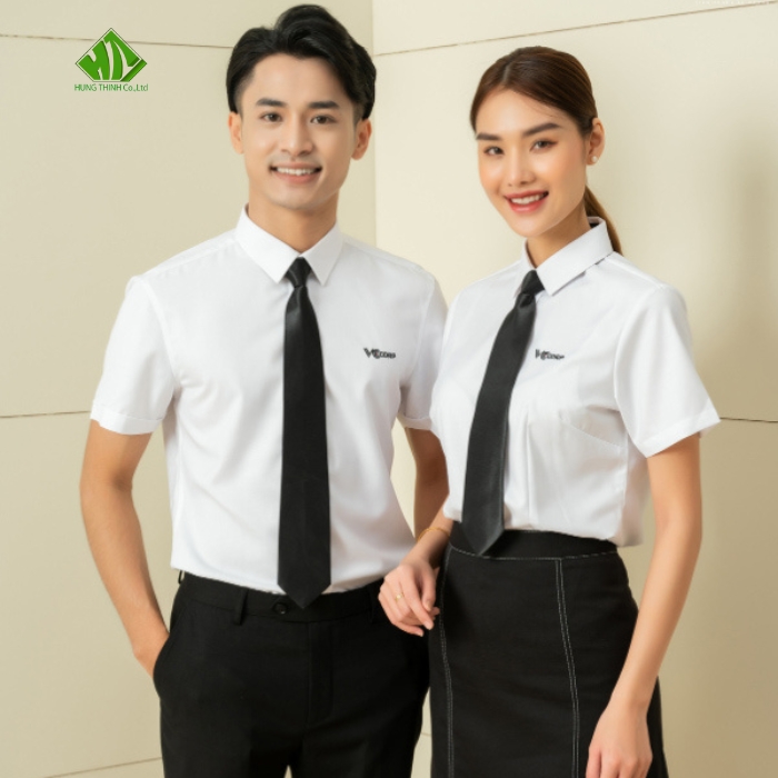 Ao so mi dong phuc Vccorp mau trang (1)