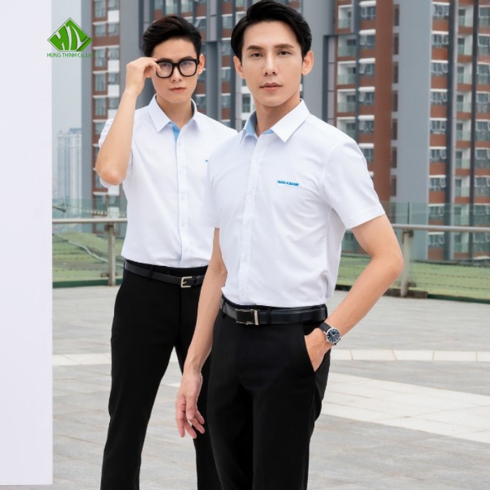 Ao so mi dong phuc nam a bank mau trang (2)