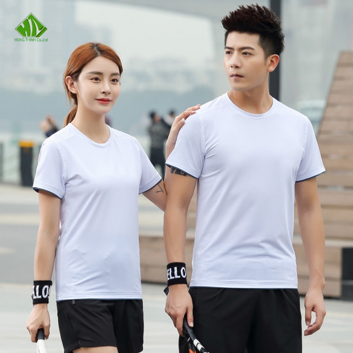 Ao thun dong phuc co tron mau trang (2)