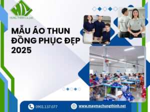 Mẫu áo thun đồng phục đẹp 2025