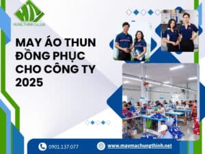 May áo thun đồng phục cho công ty 2025