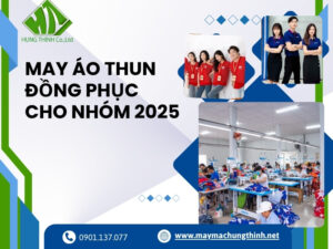 May áo thun đồng phục cho nhóm 2025
