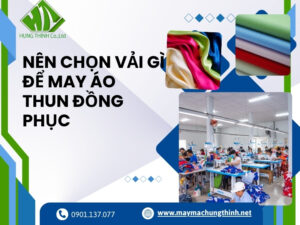 Nên chọn vải gì để may áo thun đồng phục