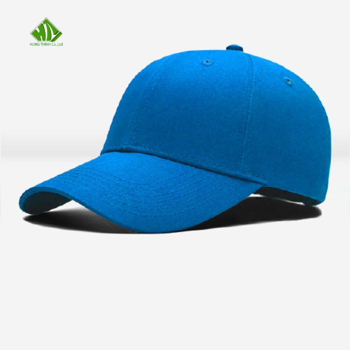 Non dong phuc mau xanh duong