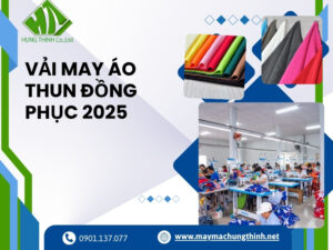Vải may áo thun đồng phục 2025