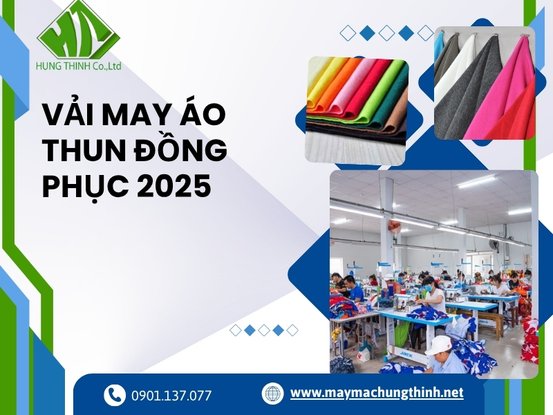 Vải may áo thun đồng phục 2025