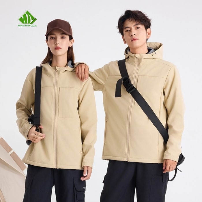 Ao gio dong phuc mau vang be