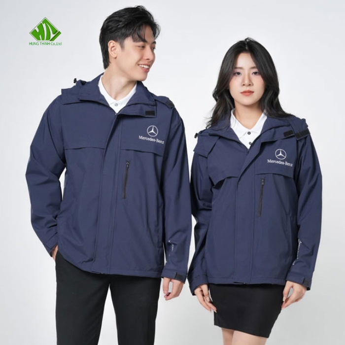 Ao gio dong phuc mau xanh than 01