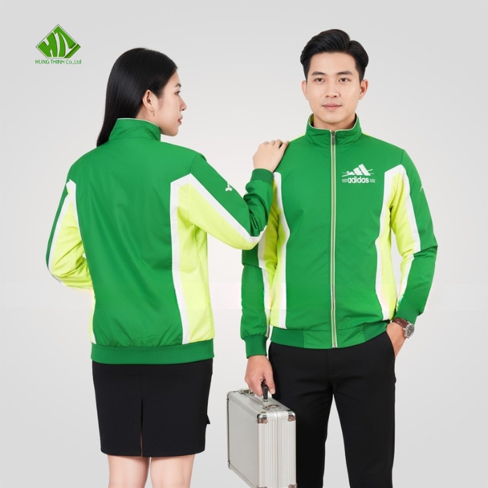 Ao khoac dong phuc cong ty Adidas
