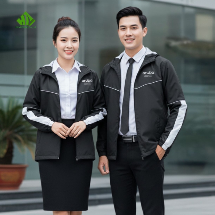 Ao khoac dong phuc cong ty Aruba