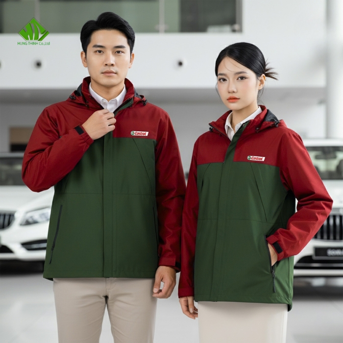 Ao khoac dong phuc cong ty Castrol