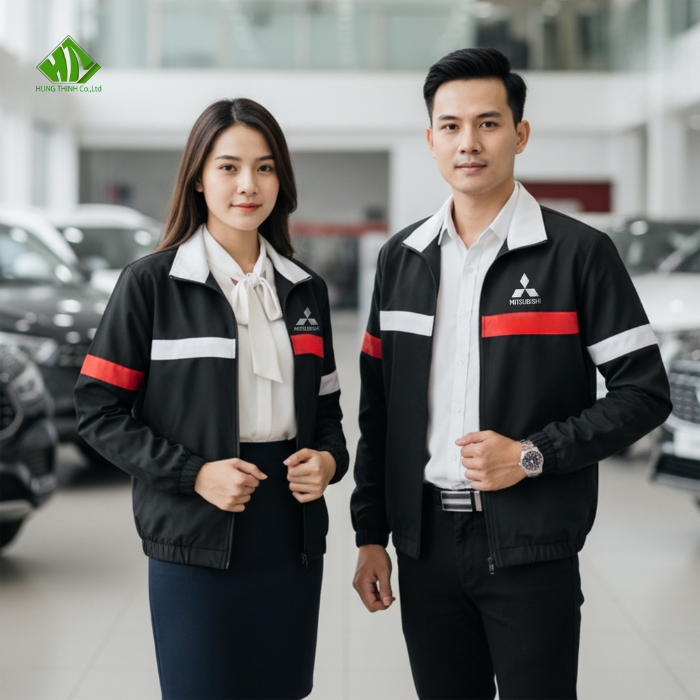 Ao khoac dong phuc cong ty Mitsubishi