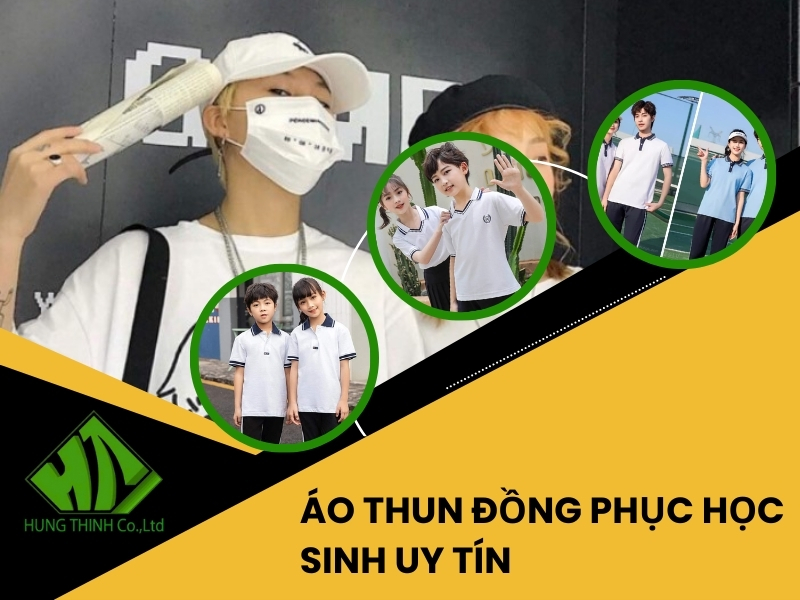 Áo thun đồng phục học sinh uy tín – Vải bền, thoáng mát, giá xưởng 1 Áo thun đồng phục học sinh uy tín