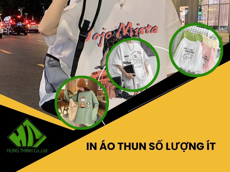 In áo thun số lượng ít