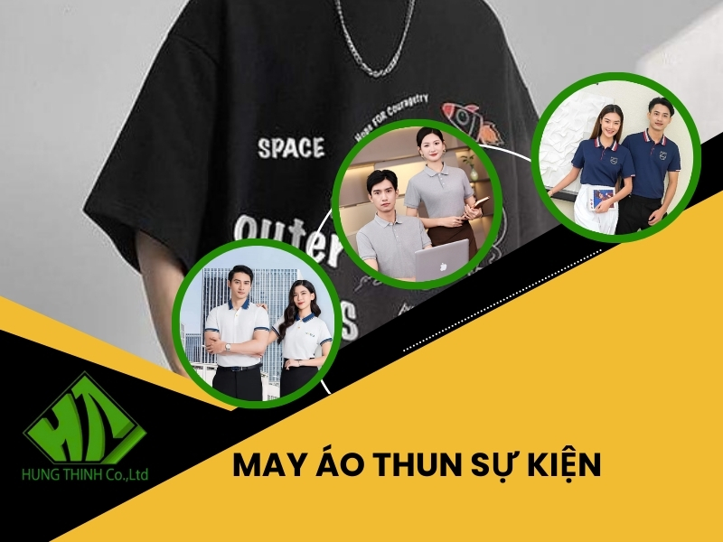 May áo thun sự kiện