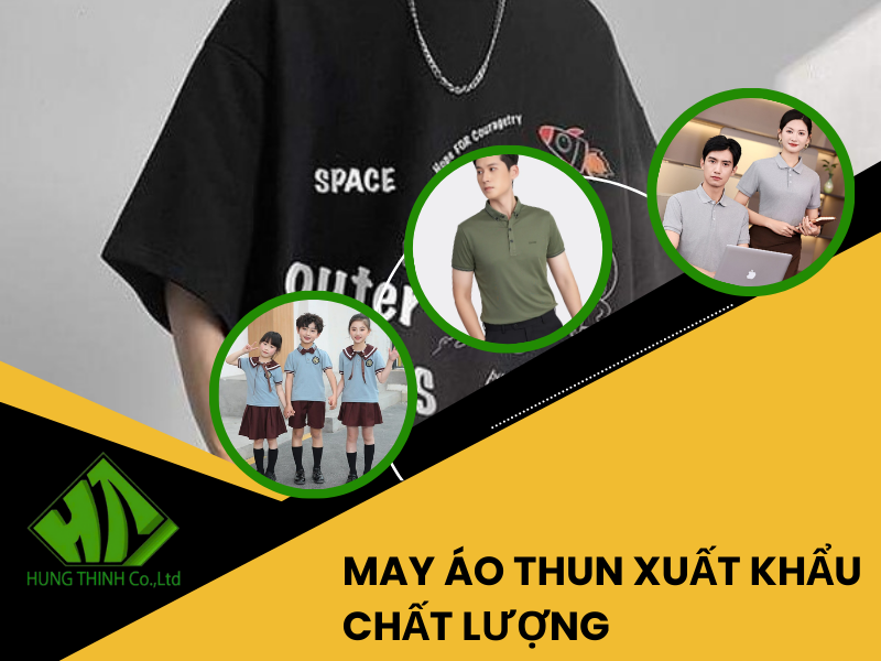 May áo thun xuất khẩu chất lượng